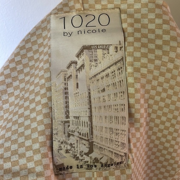 1020 BY NICOLE Leather Racer Moto Jacket Made in Los Angeles - Picture 2 of 10